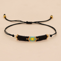Gelang mata jahat Go2boho gelang manik-manik Miyuki untuk wanita perhiasan persahabatan Boho tenun tenun buatan tangan 2023 baru di