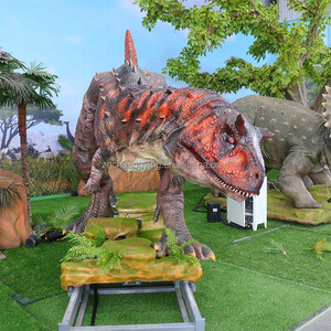 Thời kỳ kỷ Jura tùy chỉnh trượt animatronic Chất lượng cao với theo dõi Carnotaurus thu hút dòng chảy - Product Image 5