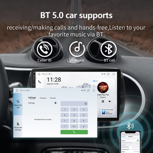 Màn hình điện dung 9 inch IPS TFT với 4GB RAM tích hợp AM/FM GPS DSP Wifi giải trí ghế sau bao gồm cả hỗ trợ đảo chiều - Product Image 3