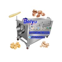 Baiyu Industriële Aardappel Wassen Peeling Polijstmachine Wortel Ui Energiezuinig Besparen Water Fruit Verwerkingsfabriek