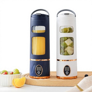 เครื่องปั่นพกพาแบบชาร์จไฟได้ผ่านพอร์ต Mini USB ใบมีด 4-8 ใบ สำหรับคั้นน้ำผลไม้เอนกประสงค์ ใช้ในบ้าน เครื่องปั่นผลไม้ไฟฟ้าขนาดเล็ก แก้วปั่นน้ำผลไม้ขนาดเล็ก - Product Image 1