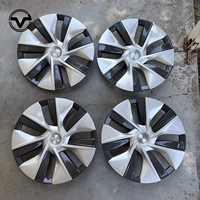 Tutup Hub Roda Gemini 19 Inci OE 1044235-00-C 1044235-00-B Untuk Tesla Model Y Model3 Pre-Highland 2021-2023 Snap-on Aero Hubcap
