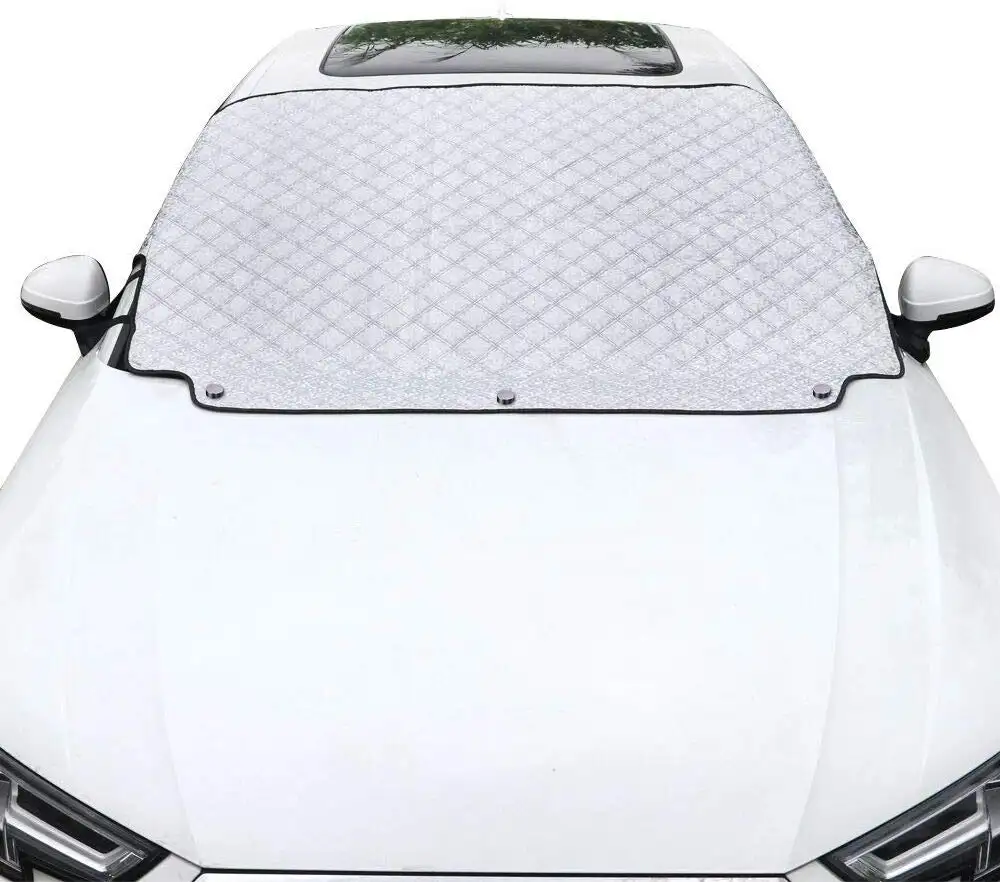 Car Snow Cover Car Windshield Snow Cover,Cotton Thicker Snow Protection Cover Ice Removal Wiper Visor Protector