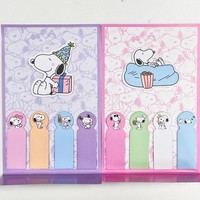 Notes autocollantes irrégulières découpées à la forme de Snoopy, blocs-notes adhésifs de dessins animés, papeterie décorative pour étudiants et scrapbooking