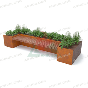 Ngoài Trời Lớn Lên Vườn Corten Thép Trồng Hộp Cho Vườn Hoặc Sân Sau - Product Image 5