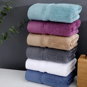 Conjunto de toalha 100% algodão bambu 3 peças,
