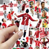 Neu: 60 Stück Fußballstar-Fußballfan-Aufkleberbögen mit CR7 Ronaldo
