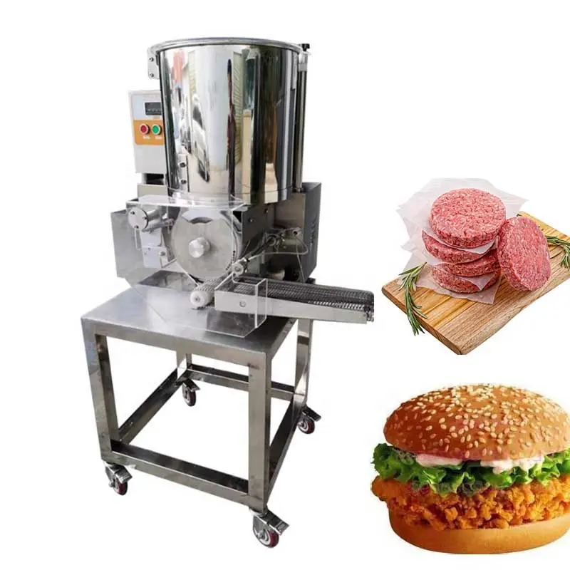 자동 쇠고기 버거 햄버거 패티 성형 기계