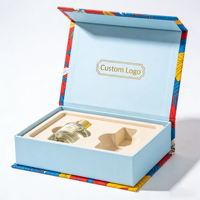 Boîte cadeau magnétique personnalisée en papier, très vendue en Europe, pour échantillons de parfum de 10 ml avec insert en mousse EVA