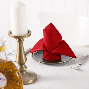 Servilletas de Tela <span class=keywords><strong>Bordadas</strong></span> Personalizadas para Restaurante, Servilletas de Tela de Algodón para Hotel, Servilletas Personalizadas con Logotipo para Restaurante - Product Image 2