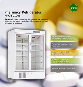 2~8 Degree Upright Lab <b>Refrigerator</b> and Freezer - Product Image 5