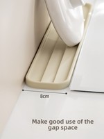 LANZYLO Support de rangement pour couvercles de casseroles, étagère de table, support en silicone pour spatules et couvercles de cuisine