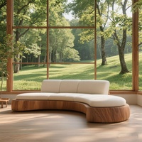 Canapé Modulaire d'Angle Grand Luxe Moderne en Velours avec Méridienne, Design pour Bureau ou Hôtel, Ensemble de Salon en Bois, à Vendre