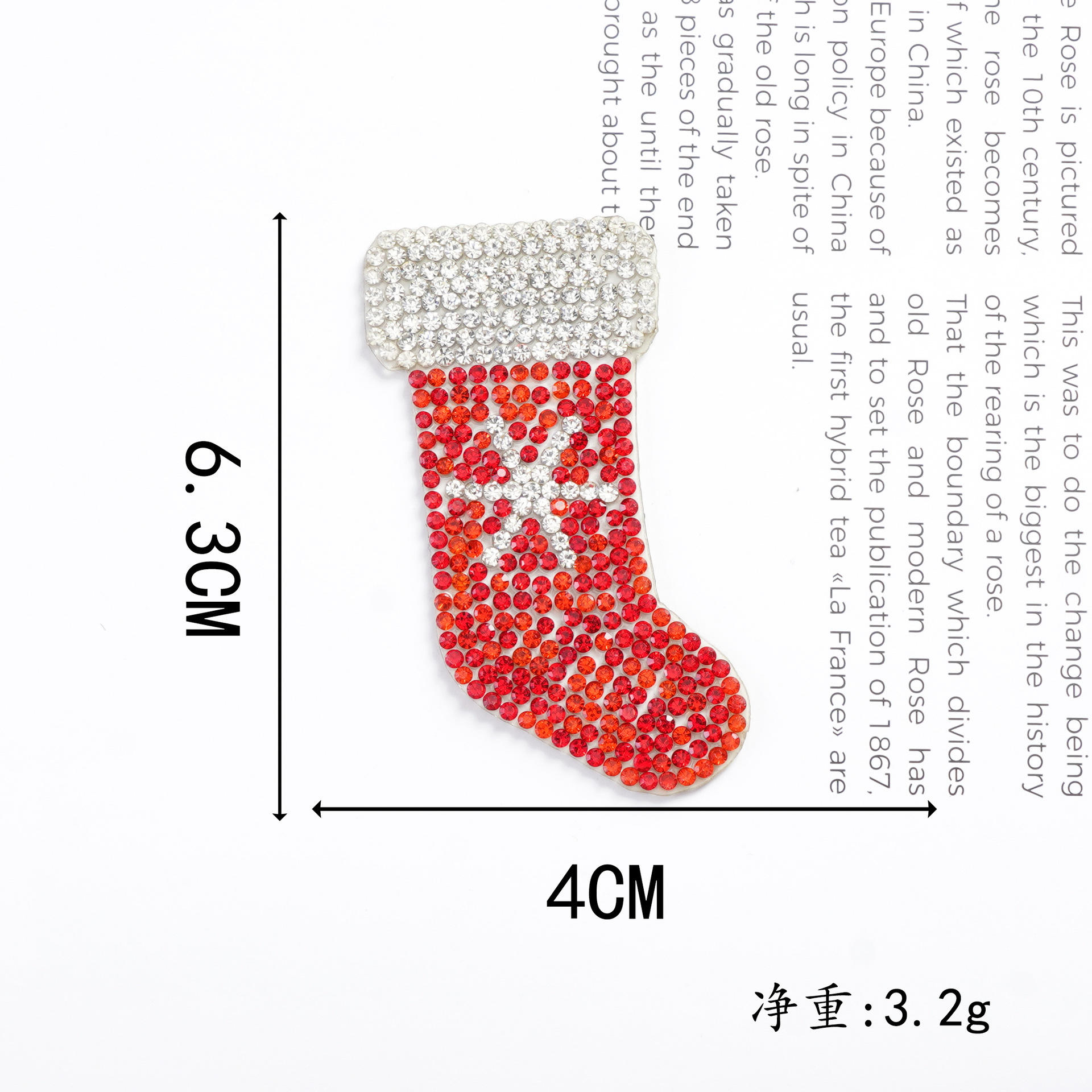 Chaussettes autocollantes-rouge 1