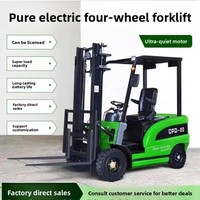 Chariot élévateur électrique 2 tonnes 1 tonne compact entièrement automatique transpalette/chargeur avec siège conducteur hydraulique pneus en caoutchouc 3600 kg CN