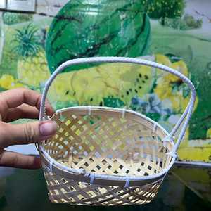 Handmade Bamboo <b>Basket</b> Vietnam Bamboo Fruit <b>Basket</b> <b>Egg</b> <b>Basket</b> Natural Woven Storage <b>Basket</b> OEM Supplier - Product Image 5