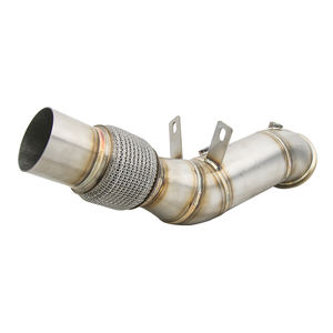 Collecteur d'Échappement (<span class=keywords><strong>Downpipe</strong></span>) en Acier Inoxydable 304 Soudé TIG, avec Logo Personnalisé Gravé au Laser pour BMW 325Li/330i G20/G28 B48 2.0T (Années 2018-2020) - Product Image 2