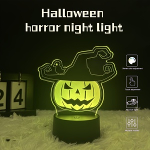 Halloween Pumpkin Lantern LED <b>String</b> <b>Light</b> Skeleton Lamp for Holiday Party Decorative Lighting - Product Image 4