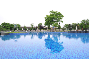 Vente Flash : Carrelage Mosaïque Effet Glace Craquelée 306x306mm Multicolore pour Mur de Piscine et Aménagement Paysager - Product Image 3