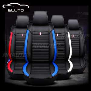 Funda Protectora para Asiento de Coche, Cojín de Asiento, Funda de Asiento de Cuero PU, Alfombrilla para Asientos de Automóviles, SUV, Camionetas, Furgonetas y Autobuses - Product Image 1