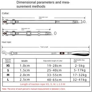 Fábrica personalizada estilo Simple mascota perro gato collares poliéster impresión acolchada característica cinta OEM personalizado cuero collares - Product Image 4