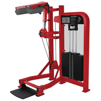 Machine à mollets réglable en acier pour usage commercial, avec fonctions de sécurité, robuste, pour l'entraînement des muscles du bas du corps et des mollets