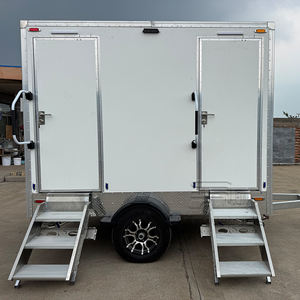 Chine à l'extérieur de luxe Portable salles de bains <span class=keywords><strong>chariot</strong></span> Portable toilette remorque Camping caravane Mobile toilette remorque - Product Image 1