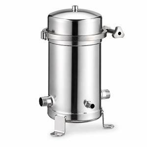 Boîtier de filtre rond simple haute capacité de type grand format 10 pouces en acier inoxydable pour la filtration de l'eau et des produits chimiques à haut débit - Product Image 6