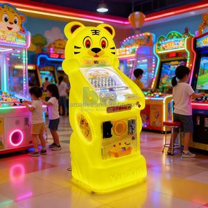 เครื่องเล่นเกมปาจินโก Baihui Animation รุ่นยอดนิยม แบบหยอดเหรียญ Star Pass ขนาด 14 มม. ลายเสือน่ารัก พร้อมคันโยก - Product Image 6