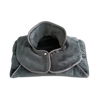 Coussin chauffant électrique multifonctionnel, contrôle de la température à 12 niveaux, minuterie à 6 vitesses, chauffage rapide, massage du dos/de la taille/de la personnalité