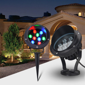 Lampe LED avec pic, <span class=keywords><strong>Spot</strong></span> lumineux submergé, rvb, éclairage d'extérieur, luminaire de paysage, idéal pour un jardin, 6/9/12/15/18/24/36W, 10 unités - Product Image 4
