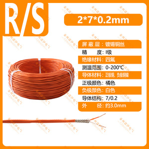 Cable Termopar Tznuoyi ScafPF 2*7*0.2mm con Aislamiento de PTFE y Blindaje Tipo K para Instrumentación - Product Image 4