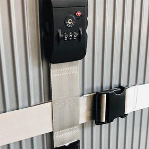 <span class=keywords><strong>TSA</strong></span> เข็มขัดกระเป๋าเดินทางล็อคสายรัดโพลีเอสเตอร์พร้อมโลโก้ - Product Image 3