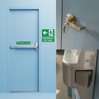 Porte de sécurité en acier ignifuge, porte intérieure industrielle, utilisation résidentielle ou comme porte d'entrée