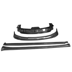 Kit de Carrocería de Fibra de Carbono Mate Seca, Alerón Delantero, Difusor Trasero, Faldones Laterales para TESLA Modelo X 2022+ - Product Image 1