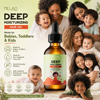 Logo personnalisé Huile capillaire naturelle pour enfants sans sulfate et sans parabène pour la brillance des cheveux au miel