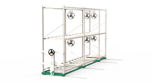 Basil Irrigation Hydroponics Equipment Farm Plants Rack Indoor - Product Image 2