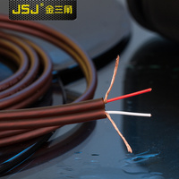 Câble d'interconnexion audio haute fidélité OEM D258A en cuivre pur à double cœur avec connecteurs RCA et gaine OFC et PVC
