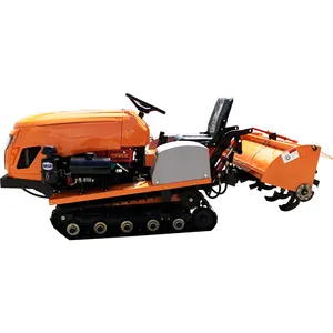 Crawler Micro Rotary Tiller Cultivator Mini Crawler Tractor with Track Price
