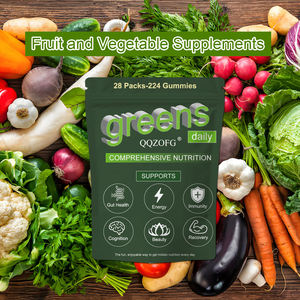 Nouvel arrivage Améliore la santé intestinale Suppléments aux fruits et légumes Bonbons végétaliens Bonbons quotidiens vert ours pour adulte - Product Image 3