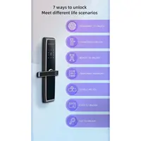 Archie Low Power Alarm Smart Handvat Slot Vingerafdruk Elektronische Deurslot Smart Met Sleutel