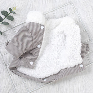 Vêtements pour chiens, automne/hiver, plus velours, épaissi, chaud gilet en laine d'agneau, <span class=keywords><strong>bouledogue</strong></span> français, Corgi, chat, vêtements pour animaux de compagnie - Product Image 3