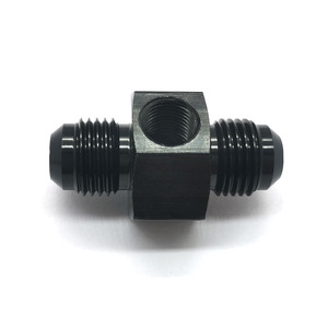 Collecteur de refroidissement d'huile en aluminium Jiax, raccord en T AN3 AN20, double filetage mâle, trou latéral 1/8 NPT pour tuning automobile - Product Image 1
