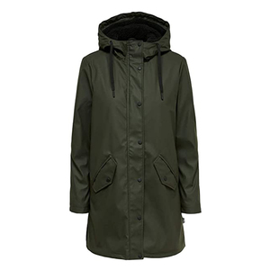 Fashion Warm Liner <strong>Parker</strong> Raincoat New Casual Winter Jacket <strong>Women</strong> Long Hooded Parka Fur Collar Long Rain Coat - Product Image 5