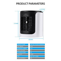 Kipas pendingin udara Mini USB kualitas tinggi kipas pendingin portabel pelembap tangki Air evaporasi kipas AC kabut es
