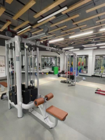 ASM-T1063 Equipo de Gimnasio Comercial ASM FITNESS, Máquina de Ejercicios Multifuncional con Cable Cruzado, Popular Gimnasio Multi-Estaciones de 5 Puestos para Entrenamiento