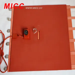 Silicon Rubber Heater MICC Silicone Rubber Heater 300X300mm Heat Bed Silicone Rubber Heating Band
