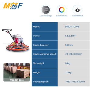 Truelle à <span class=keywords><strong>béton</strong></span> industrielle MHF de 40 pouces, moteur à essence 6,5 CV, machine de construction de chaussées - Product Image 3