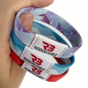 Bracelets NFC en tissu élastique réutilisables / <span class=keywords><strong>Bracelet</strong></span> RFID tissé extensible <span class=keywords><strong>totwoo</strong></span> <span class=keywords><strong>Bracelet</strong></span> de couple Emballage individuel - Product Image 6