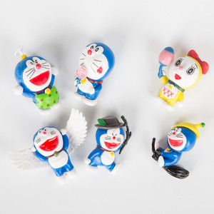 Doraemon Cake Decoration Figurines 5cm Set Of 6 Reusable Birthday Ornament - Product Image 2